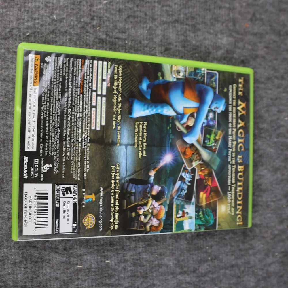 LEGO Harry Potter Years 1-4 Xbox 360 Game Platinum Hits CIB E10+ WB Games NTSC